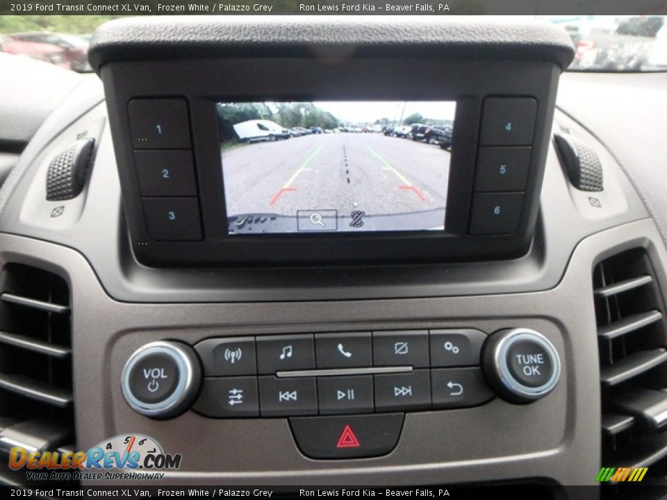 2019 Ford Transit Connect XL Van Frozen White / Palazzo Grey Photo #19
