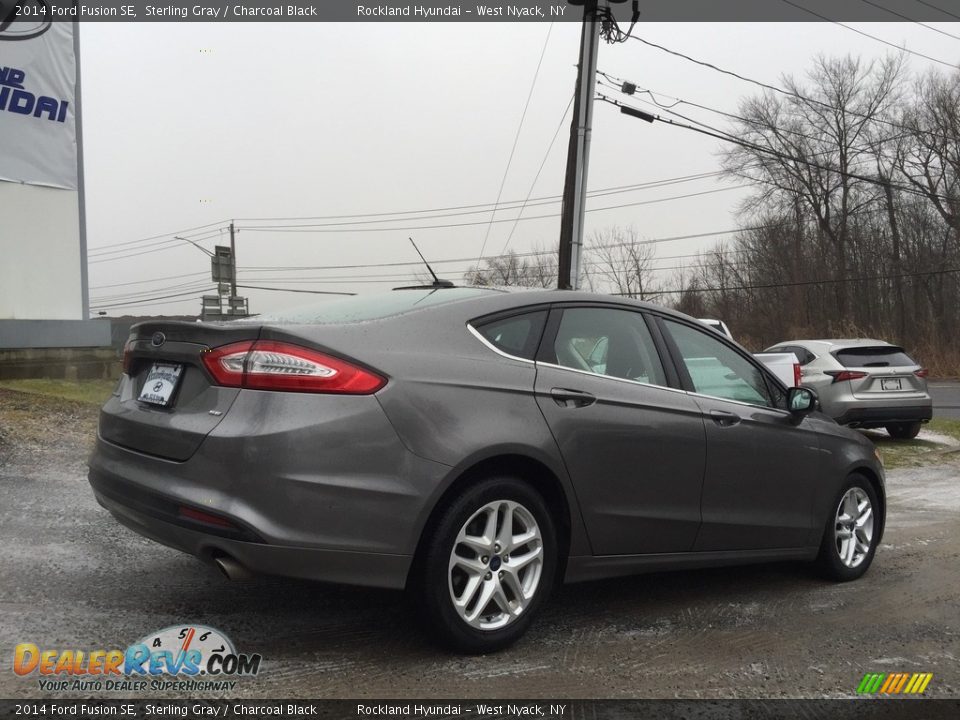 2014 Ford Fusion SE Sterling Gray / Charcoal Black Photo #4