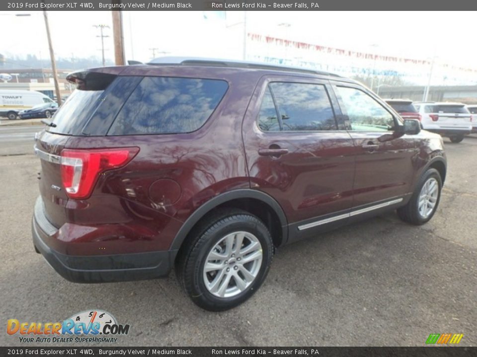 2019 Ford Explorer XLT 4WD Burgundy Velvet / Medium Black Photo #2