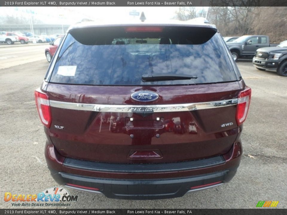 2019 Ford Explorer XLT 4WD Burgundy Velvet / Medium Black Photo #3