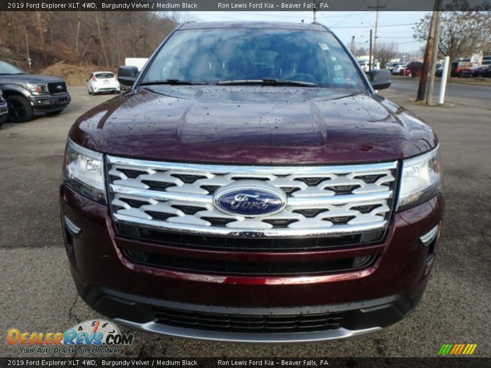 2019 Ford Explorer XLT 4WD Burgundy Velvet / Medium Black Photo #8