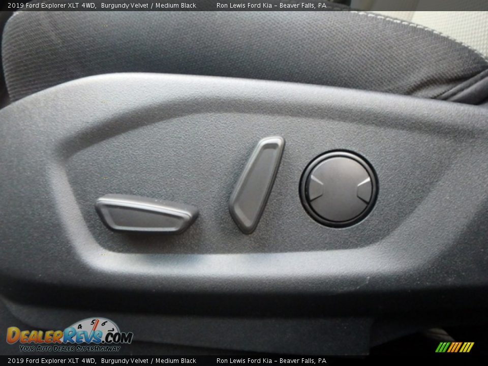 2019 Ford Explorer XLT 4WD Burgundy Velvet / Medium Black Photo #16