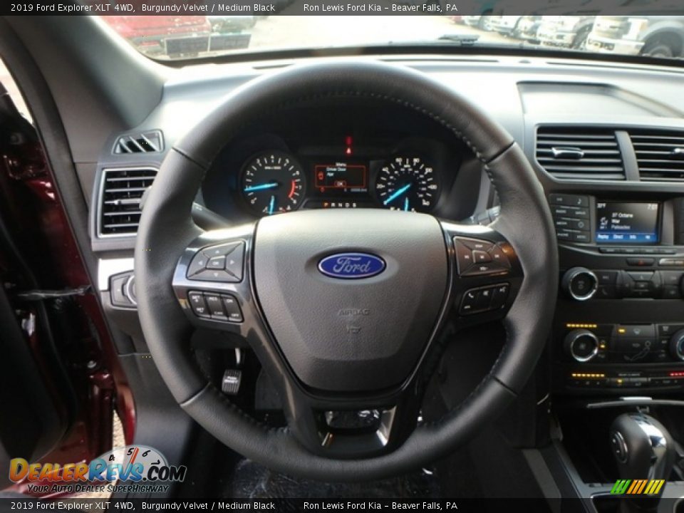 2019 Ford Explorer XLT 4WD Burgundy Velvet / Medium Black Photo #18