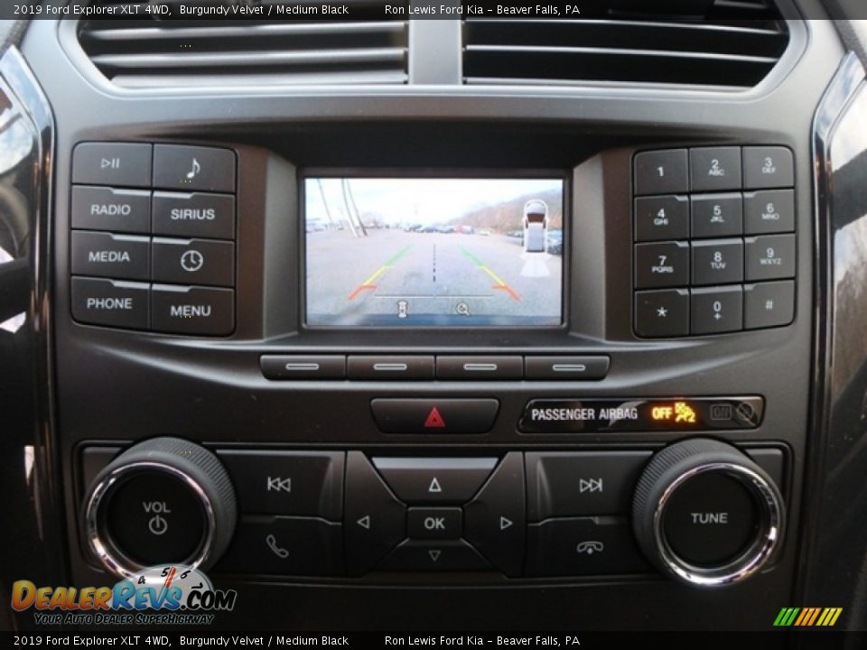 2019 Ford Explorer XLT 4WD Burgundy Velvet / Medium Black Photo #20