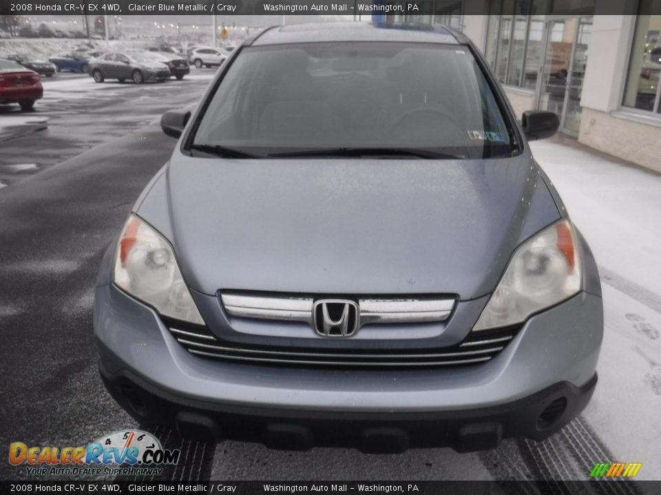 2008 Honda CR-V EX 4WD Glacier Blue Metallic / Gray Photo #5