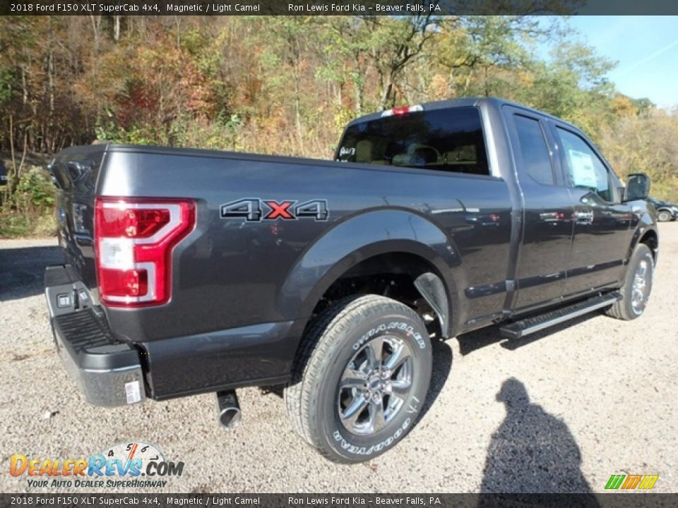 2018 Ford F150 XLT SuperCab 4x4 Magnetic / Light Camel Photo #2