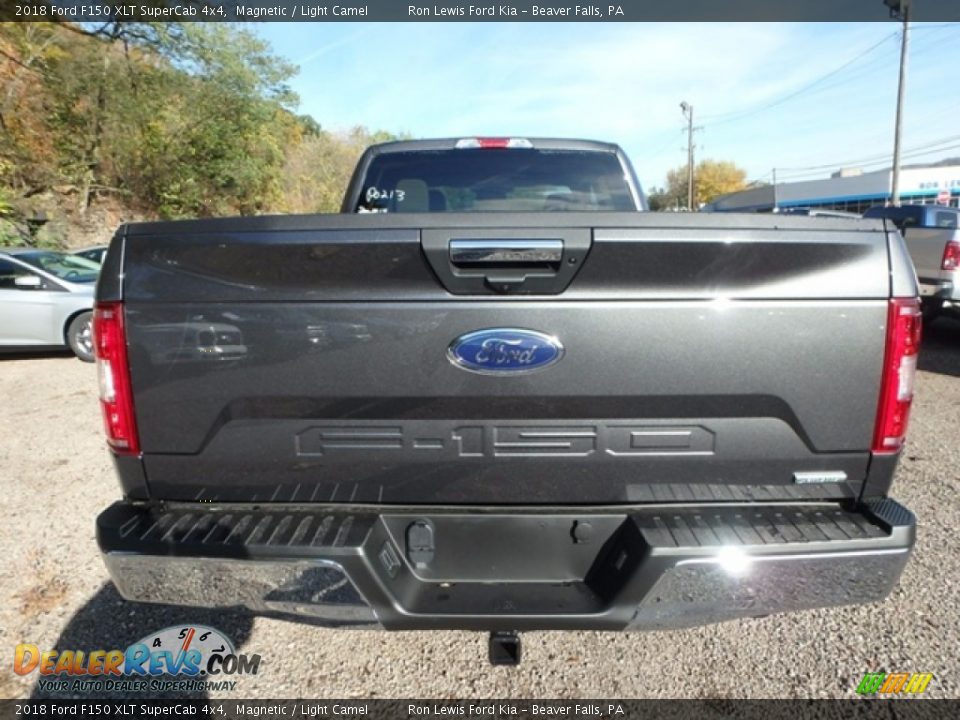 2018 Ford F150 XLT SuperCab 4x4 Magnetic / Light Camel Photo #3