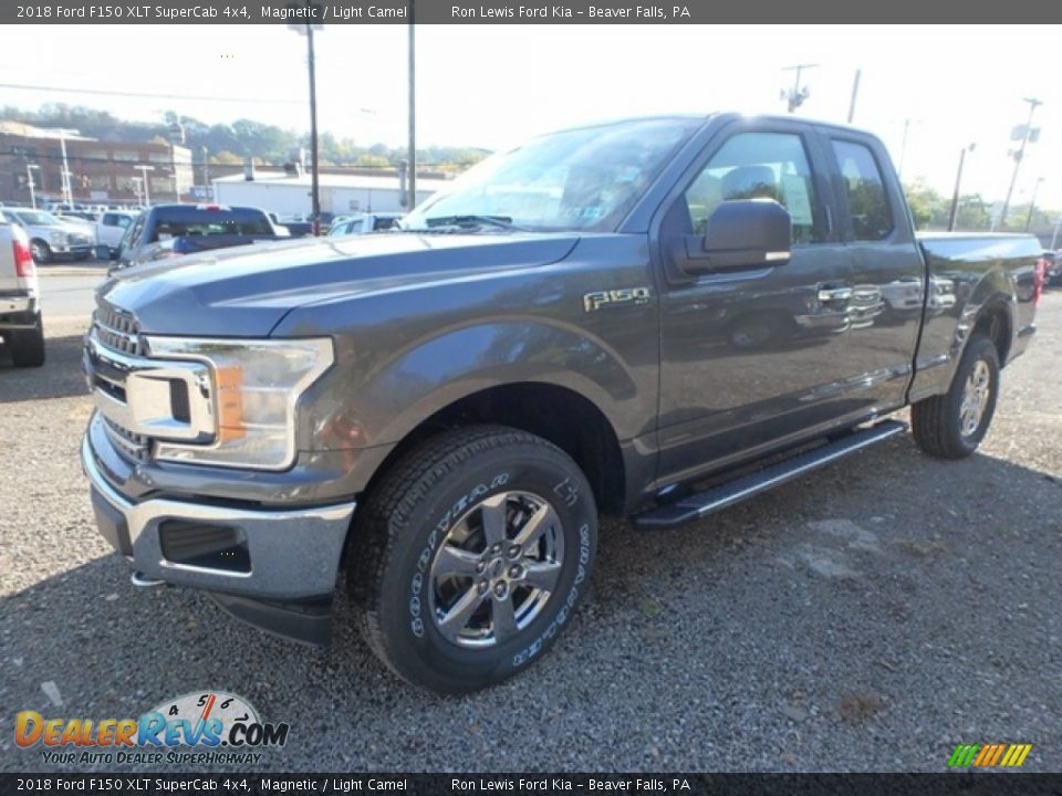 2018 Ford F150 XLT SuperCab 4x4 Magnetic / Light Camel Photo #6