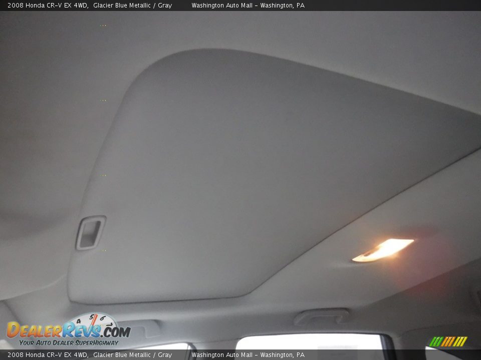 2008 Honda CR-V EX 4WD Glacier Blue Metallic / Gray Photo #11