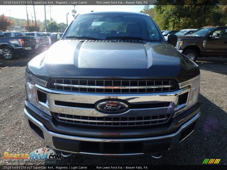 2018 Ford F150 XLT SuperCab 4x4 Magnetic / Light Camel Photo #7