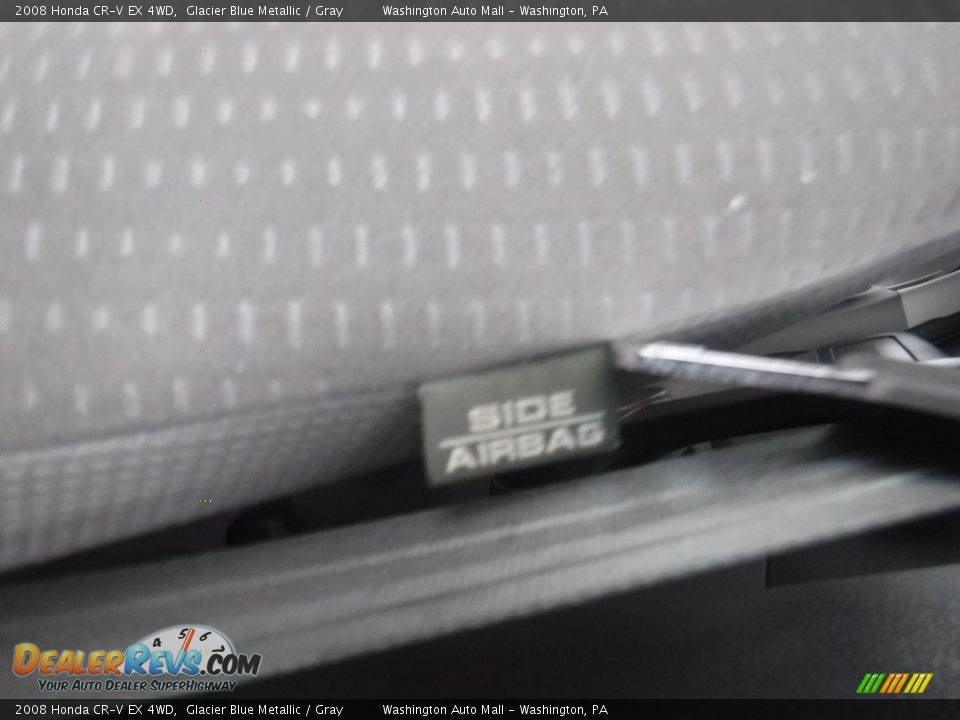 2008 Honda CR-V EX 4WD Glacier Blue Metallic / Gray Photo #15