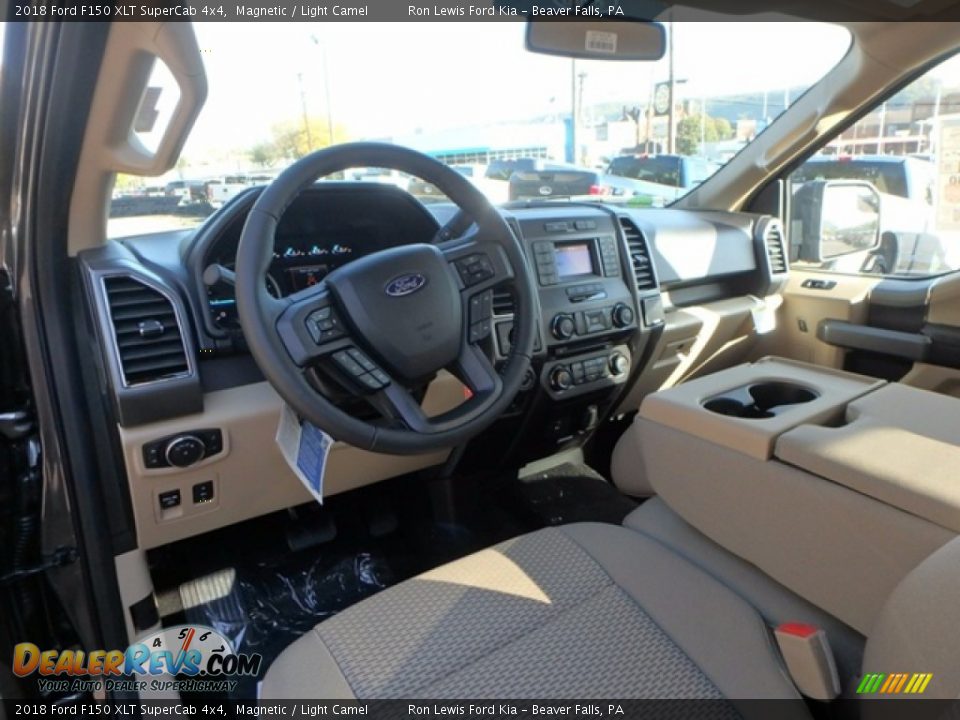 2018 Ford F150 XLT SuperCab 4x4 Magnetic / Light Camel Photo #12