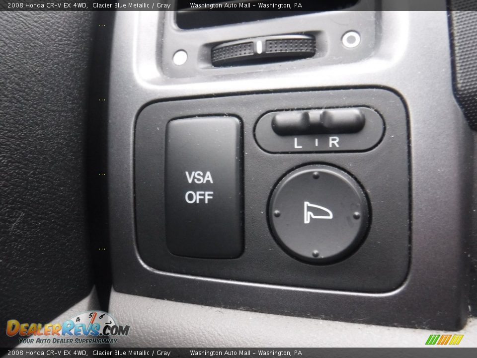 2008 Honda CR-V EX 4WD Glacier Blue Metallic / Gray Photo #16