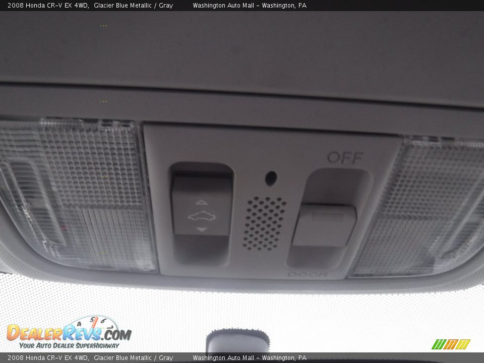 2008 Honda CR-V EX 4WD Glacier Blue Metallic / Gray Photo #19