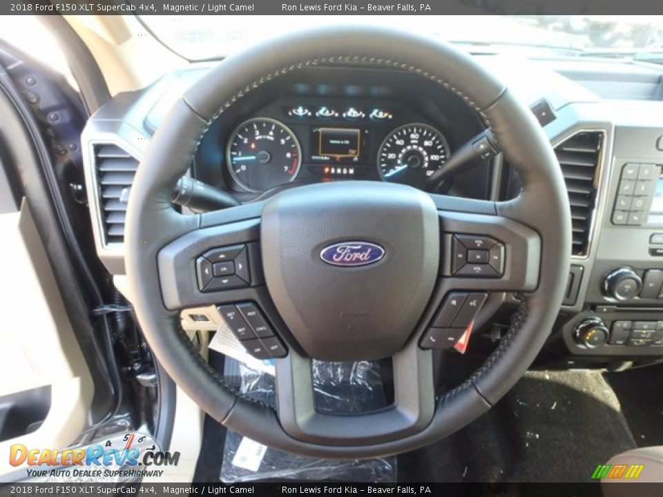 2018 Ford F150 XLT SuperCab 4x4 Magnetic / Light Camel Photo #17