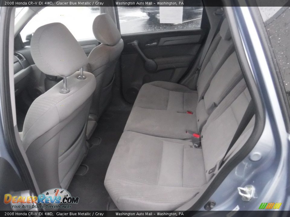 2008 Honda CR-V EX 4WD Glacier Blue Metallic / Gray Photo #22