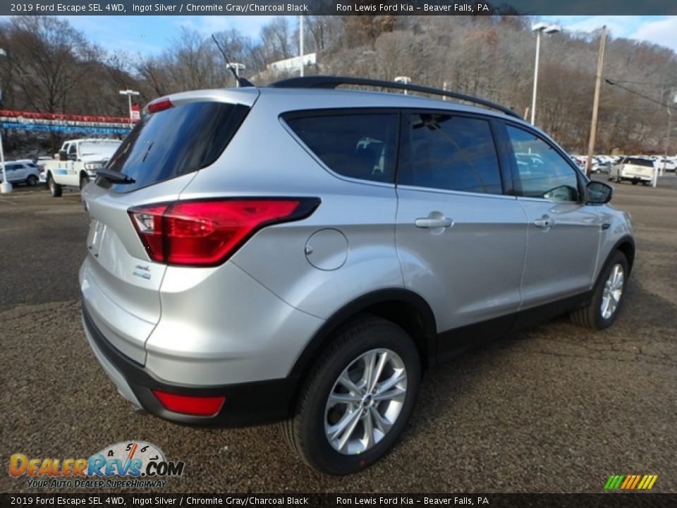 2019 Ford Escape SEL 4WD Ingot Silver / Chromite Gray/Charcoal Black Photo #2