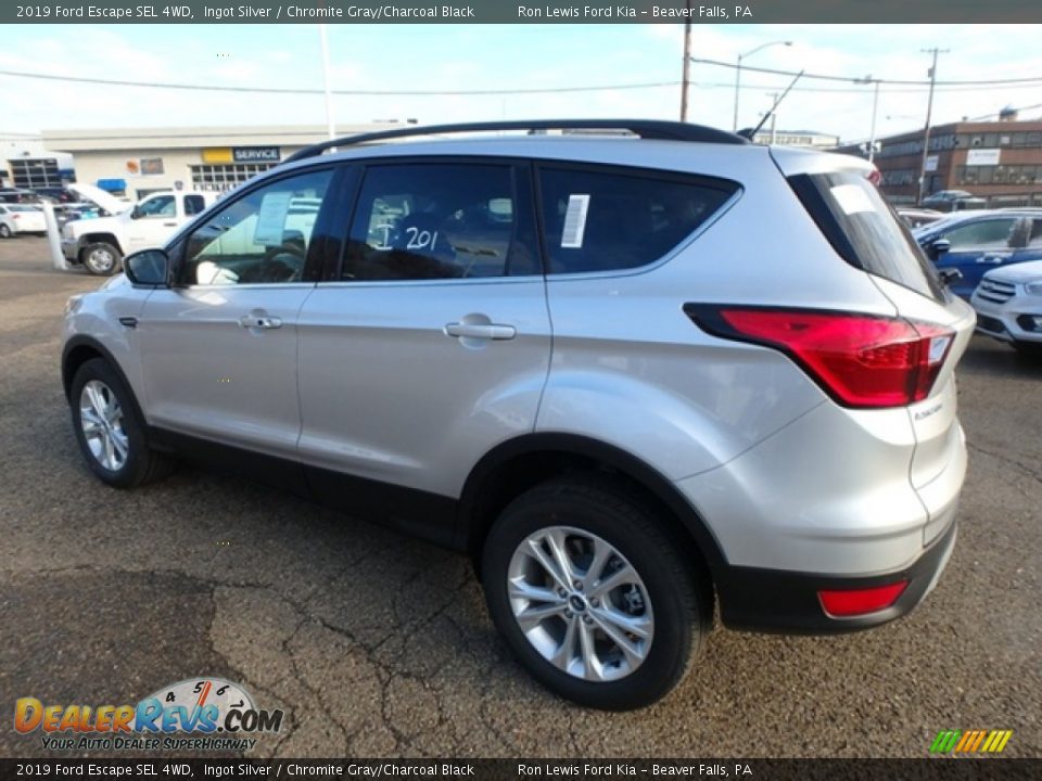 2019 Ford Escape SEL 4WD Ingot Silver / Chromite Gray/Charcoal Black Photo #5