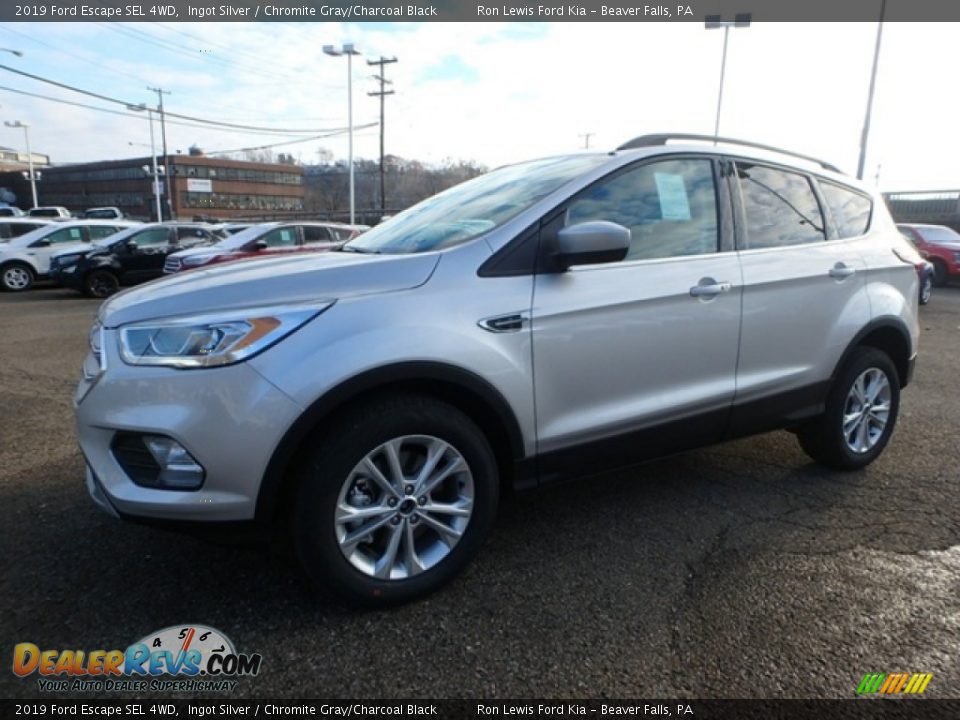 2019 Ford Escape SEL 4WD Ingot Silver / Chromite Gray/Charcoal Black Photo #7