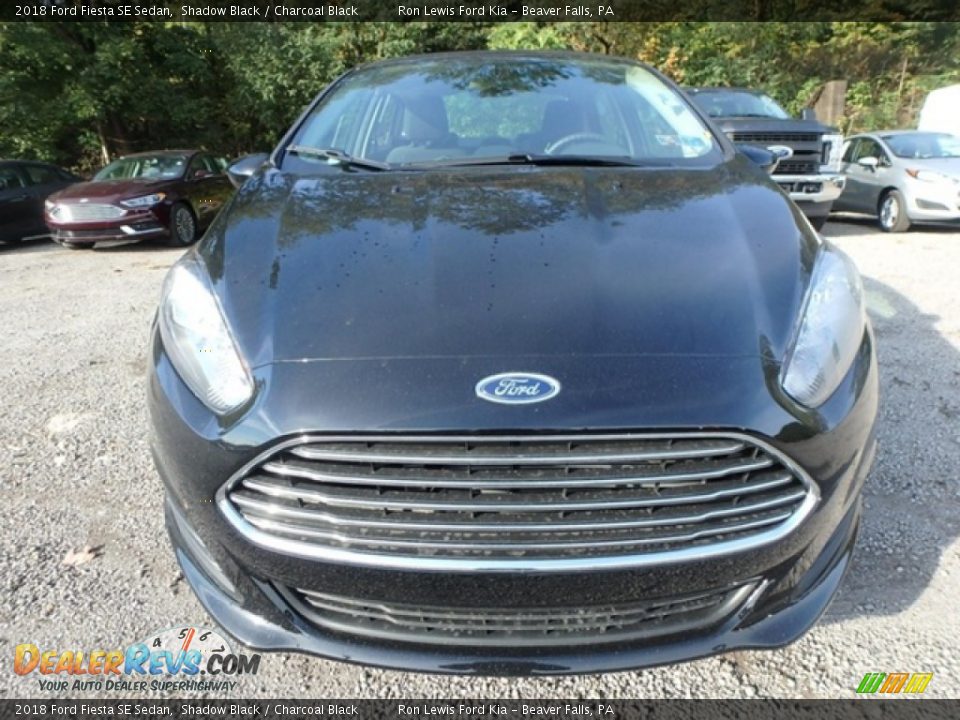 2018 Ford Fiesta SE Sedan Shadow Black / Charcoal Black Photo #7