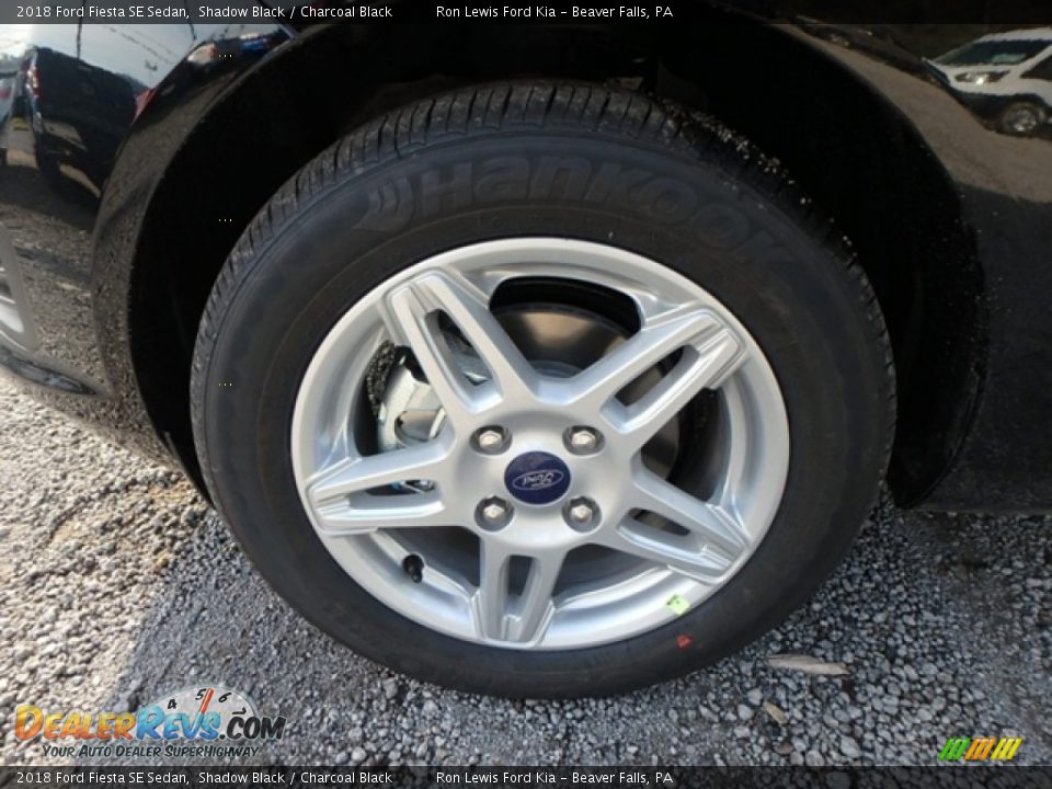 2018 Ford Fiesta SE Sedan Shadow Black / Charcoal Black Photo #9