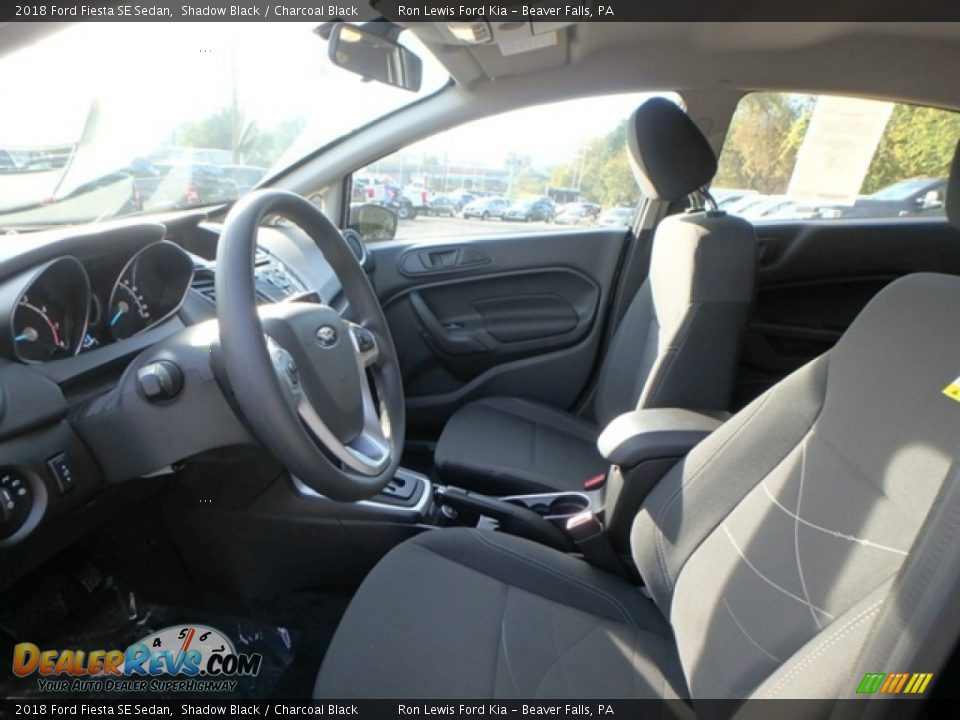 2018 Ford Fiesta SE Sedan Shadow Black / Charcoal Black Photo #10
