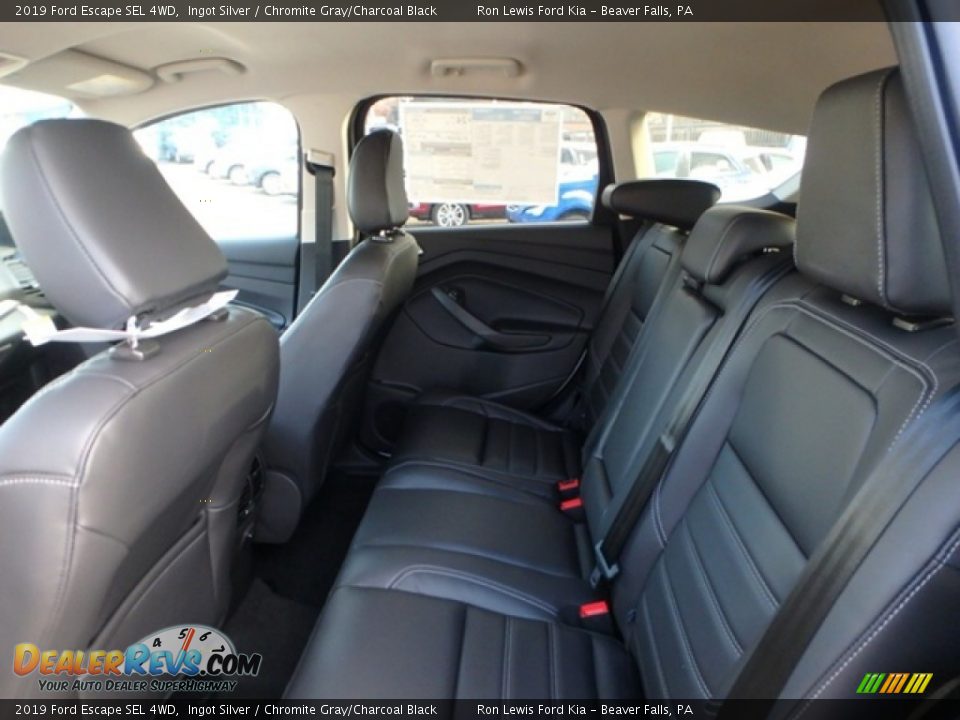 2019 Ford Escape SEL 4WD Ingot Silver / Chromite Gray/Charcoal Black Photo #12