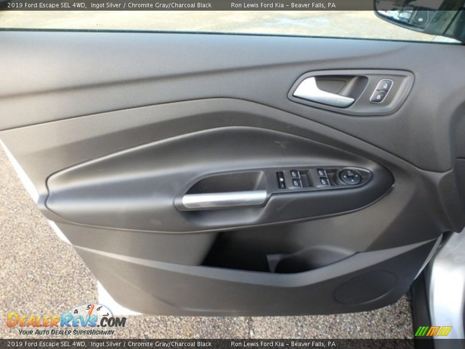 2019 Ford Escape SEL 4WD Ingot Silver / Chromite Gray/Charcoal Black Photo #14