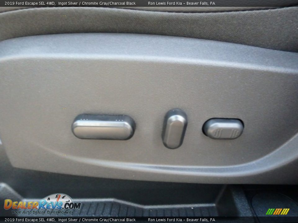 2019 Ford Escape SEL 4WD Ingot Silver / Chromite Gray/Charcoal Black Photo #16