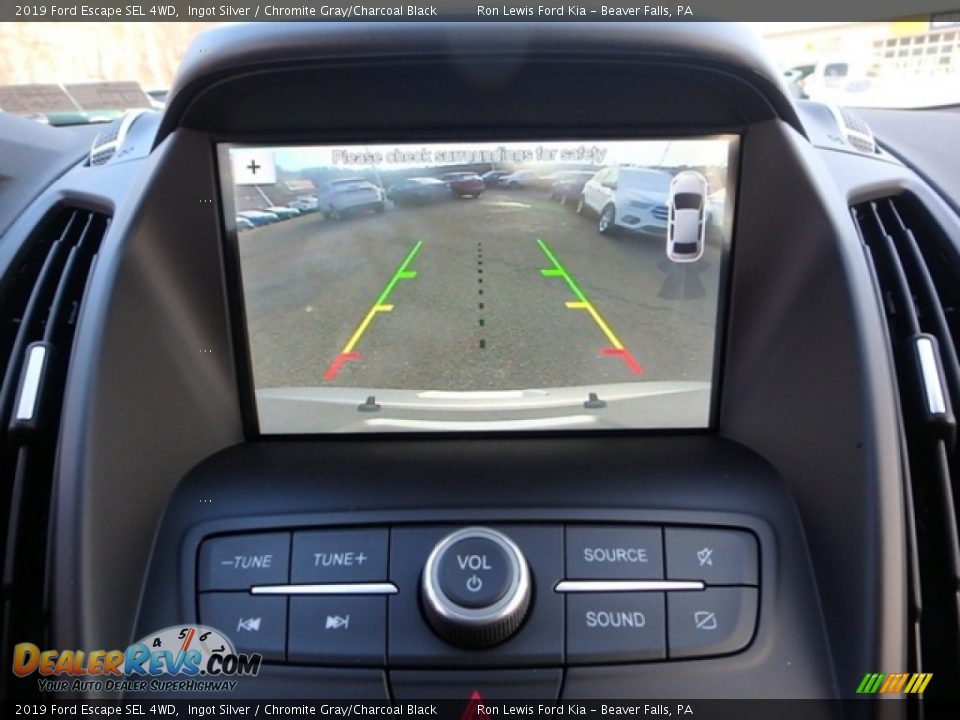2019 Ford Escape SEL 4WD Ingot Silver / Chromite Gray/Charcoal Black Photo #18