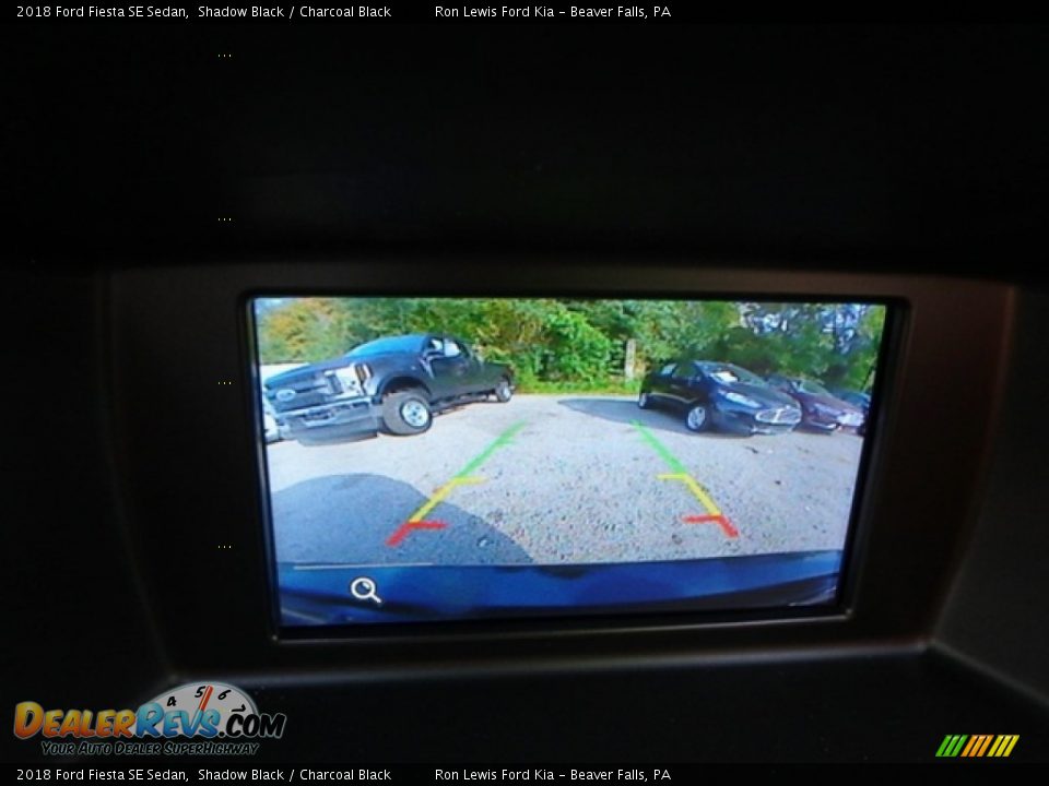 2018 Ford Fiesta SE Sedan Shadow Black / Charcoal Black Photo #19