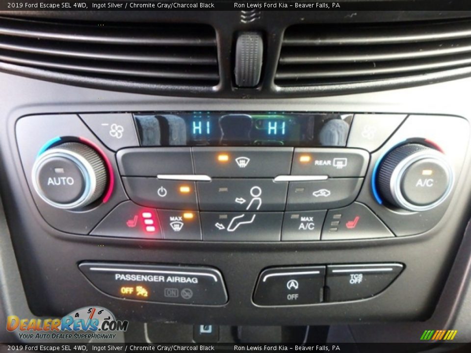 2019 Ford Escape SEL 4WD Ingot Silver / Chromite Gray/Charcoal Black Photo #20