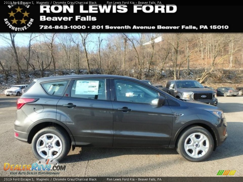 2019 Ford Escape S Magnetic / Chromite Gray/Charcoal Black Photo #1