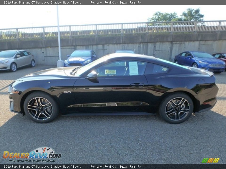 2019 Ford Mustang GT Fastback Shadow Black / Ebony Photo #5