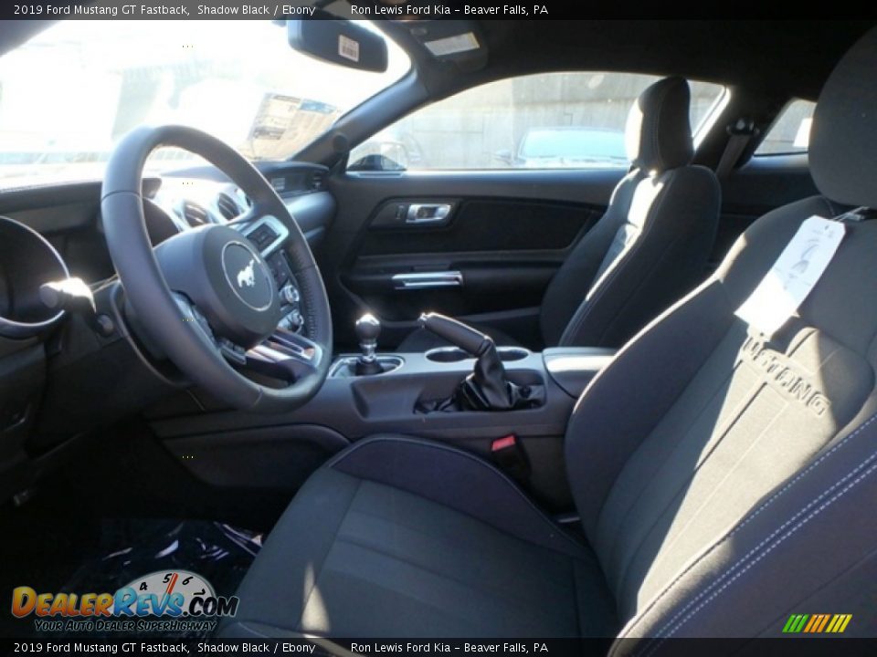 2019 Ford Mustang GT Fastback Shadow Black / Ebony Photo #11