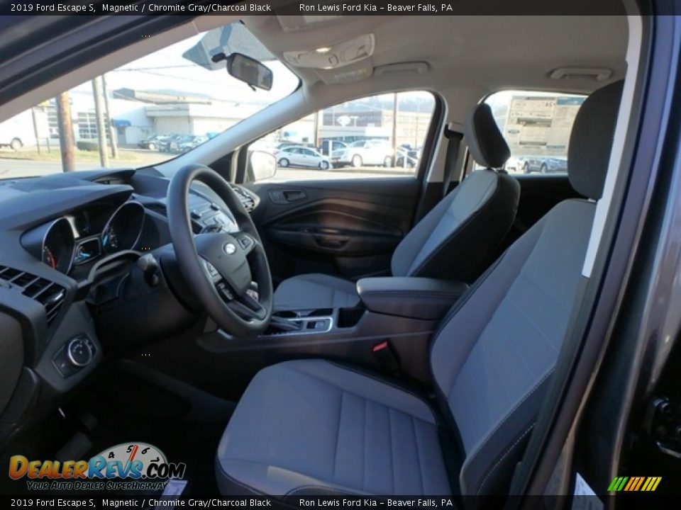 Front Seat of 2019 Ford Escape S Photo #11