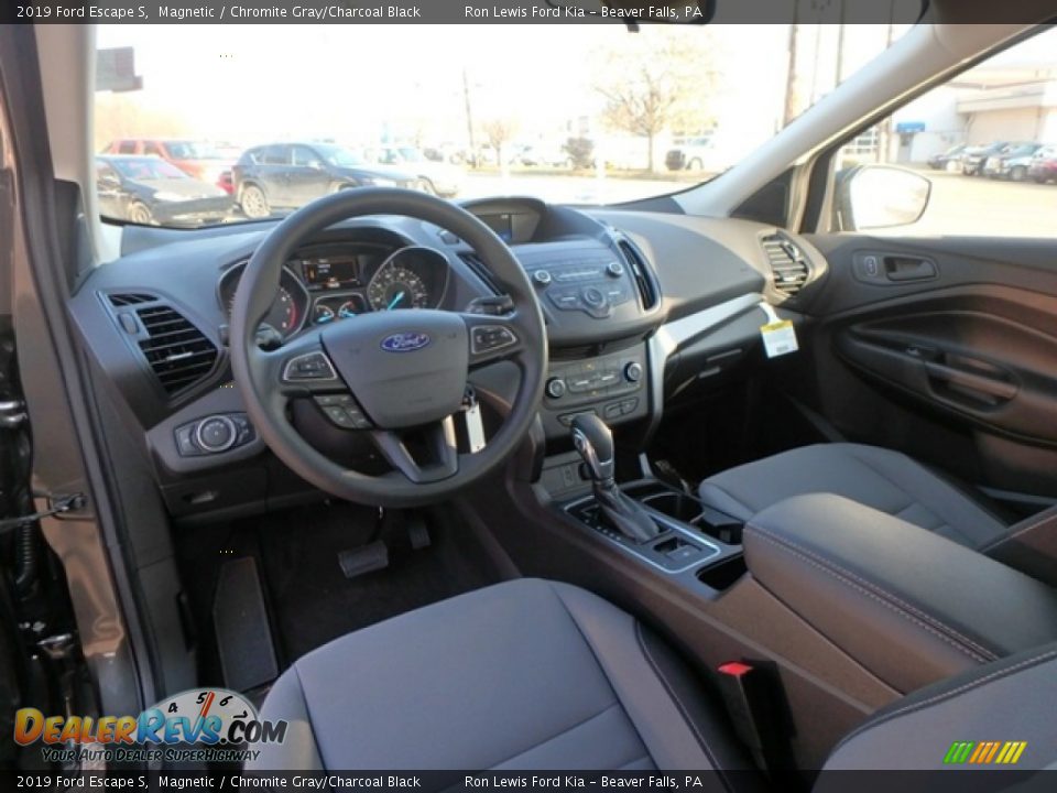 Front Seat of 2019 Ford Escape S Photo #13