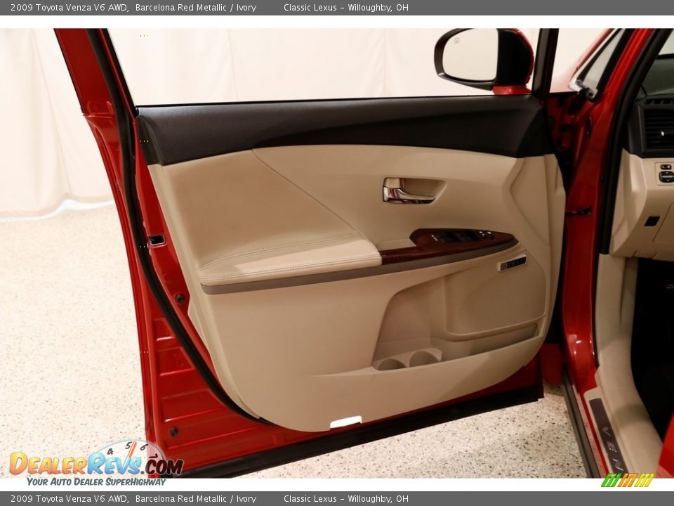 2009 Toyota Venza V6 AWD Barcelona Red Metallic / Ivory Photo #4