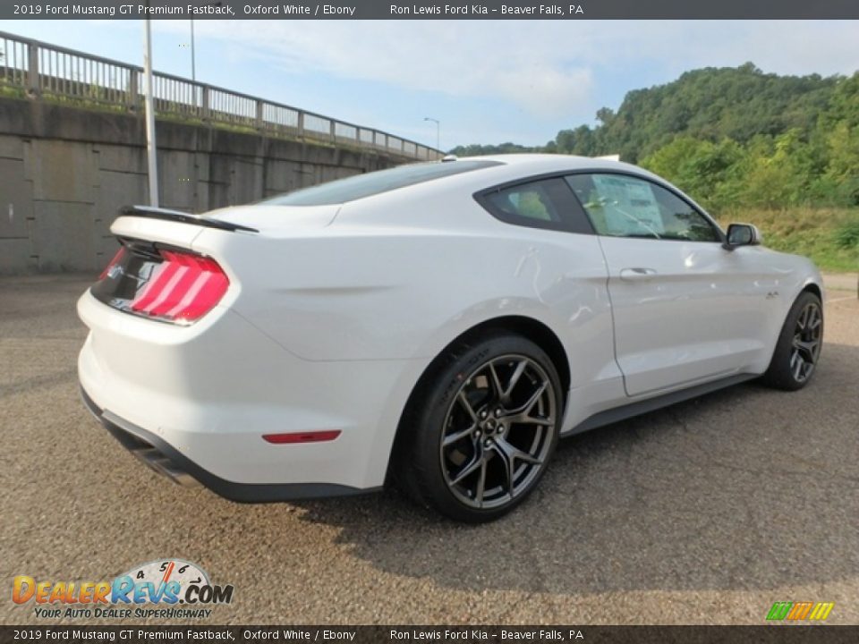 2019 Ford Mustang GT Premium Fastback Oxford White / Ebony Photo #2