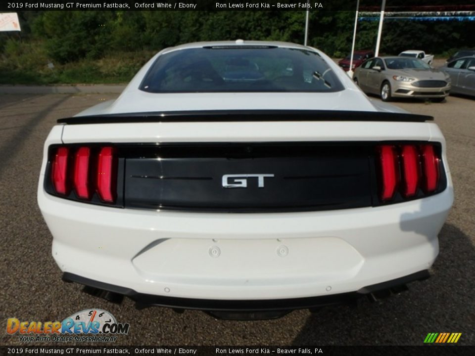 2019 Ford Mustang GT Premium Fastback Oxford White / Ebony Photo #3