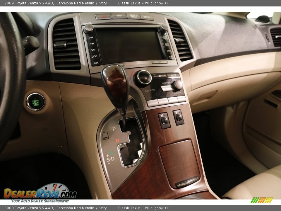 2009 Toyota Venza V6 AWD Barcelona Red Metallic / Ivory Photo #11