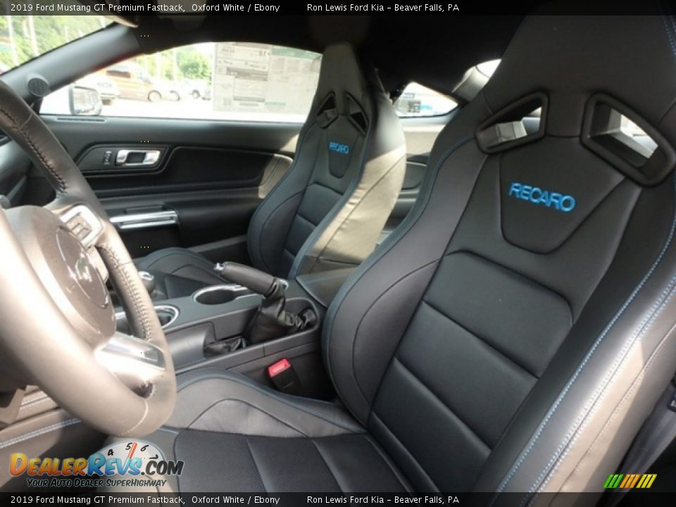 2019 Ford Mustang GT Premium Fastback Oxford White / Ebony Photo #11