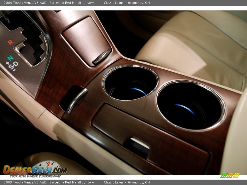 2009 Toyota Venza V6 AWD Barcelona Red Metallic / Ivory Photo #15