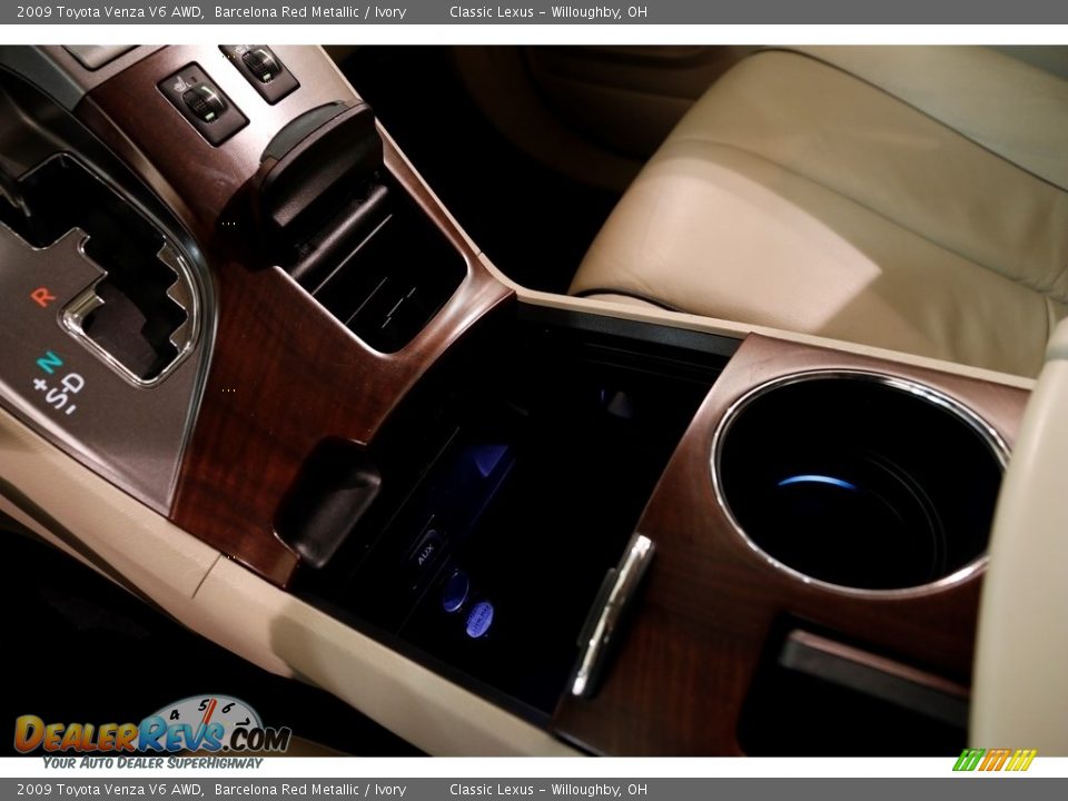 2009 Toyota Venza V6 AWD Barcelona Red Metallic / Ivory Photo #16