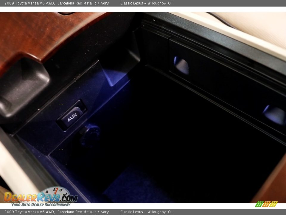 2009 Toyota Venza V6 AWD Barcelona Red Metallic / Ivory Photo #17