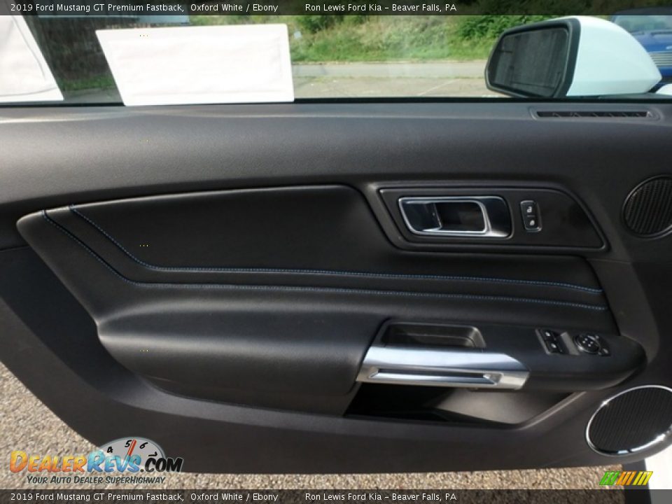2019 Ford Mustang GT Premium Fastback Oxford White / Ebony Photo #14