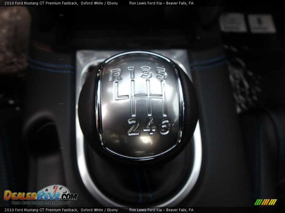 2019 Ford Mustang GT Premium Fastback Oxford White / Ebony Photo #17