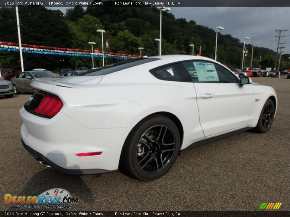 2019 Ford Mustang GT Fastback Oxford White / Ebony Photo #2