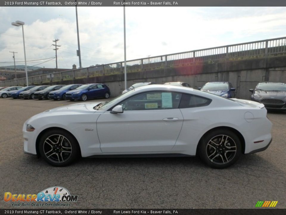 2019 Ford Mustang GT Fastback Oxford White / Ebony Photo #5
