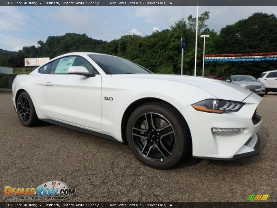 2019 Ford Mustang GT Fastback Oxford White / Ebony Photo #9